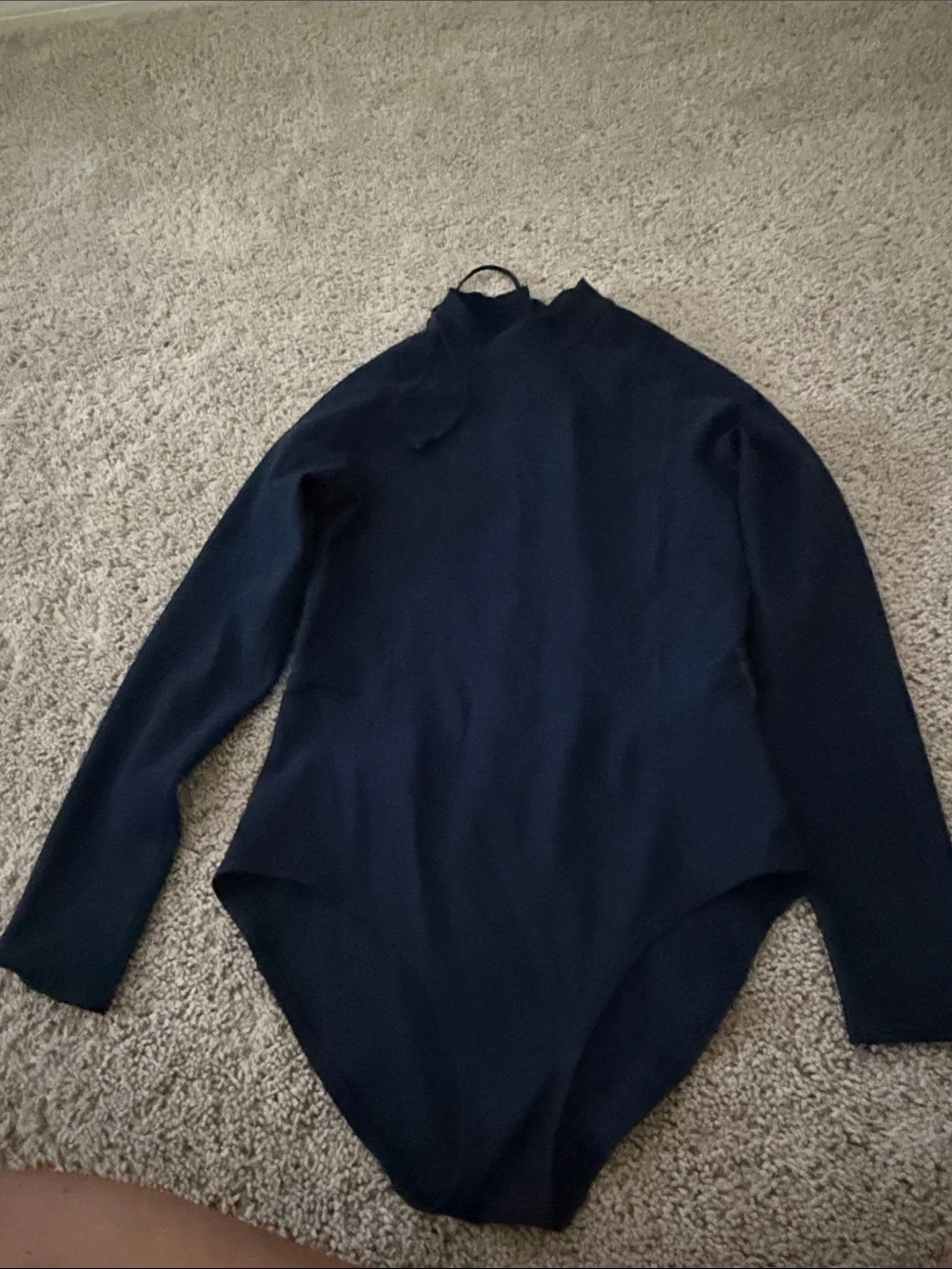 lululemon athletica Black Long-Sleeve High-Neck One-Piece Swimsuit